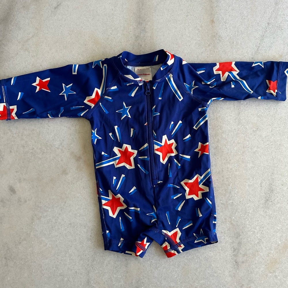 Hanna andersson long sleeve rash guard swimsuit